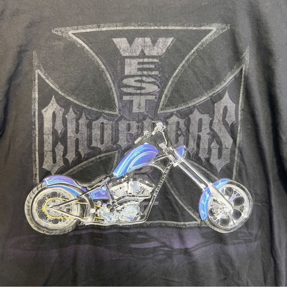 Y2k vintage Large West Coast Chopper graphic t shirt - Picture 13 of 14